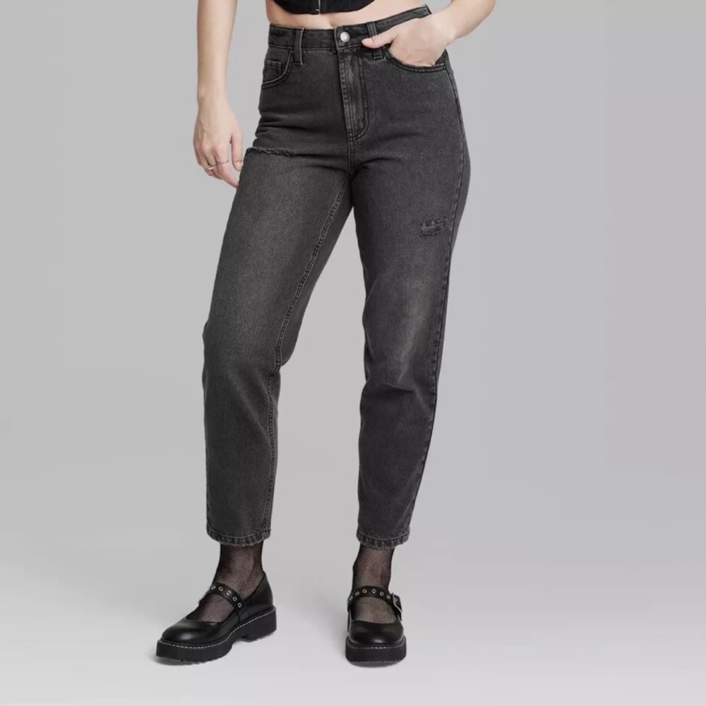 Women’s High Rise Tapered Jeans Wild Fable 22